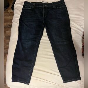 Sonoma Womens Straight Jeans‎ Size 20 W Plus Dark